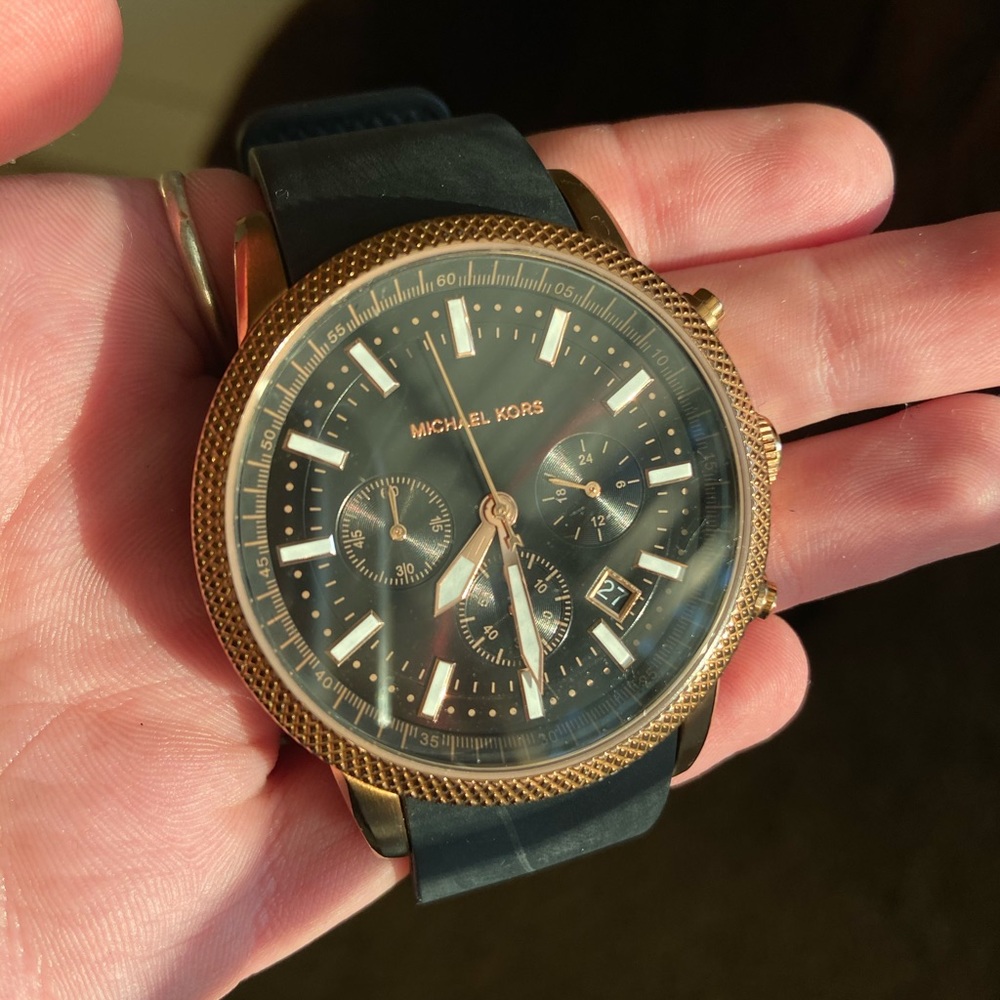 Michael Kors Silicon Band Watch